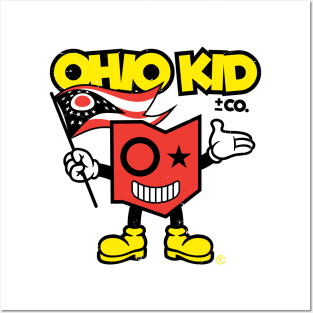 Ohio Kid and Co. Vintage Mascot Posters and Art